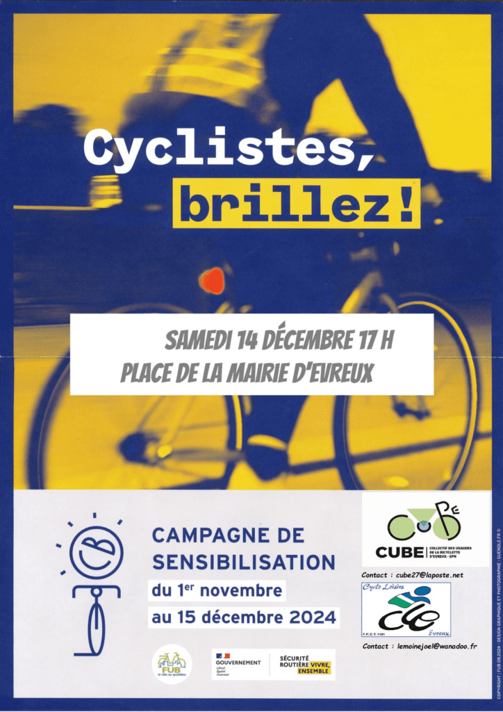 image Cyclistes, brillez 2e Edition 14 Dec 2024 à 17h