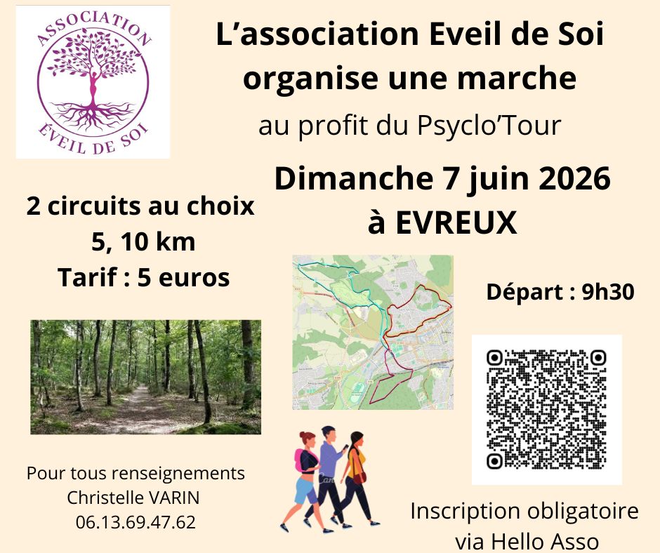 2026 06 07 Rando solidaire Marches Solidaires Psyclo Tour le 7 Juin